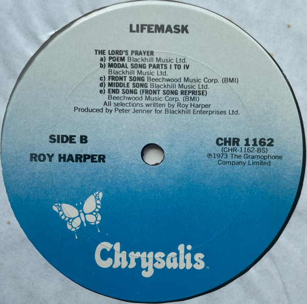 Roy Harper - Lifemask | Chrysalis (CHR 1162) - 4 Roy Harper - Lifemask | Chrysalis (CHR 1162) - 4