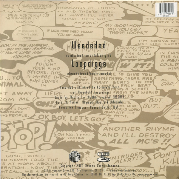 Lootpack - Weededed Remix | Stones Throw Records (STH 2027-1) - 2 Lootpack - Weededed Remix | Stones Throw Records (STH 2027-1) - 2