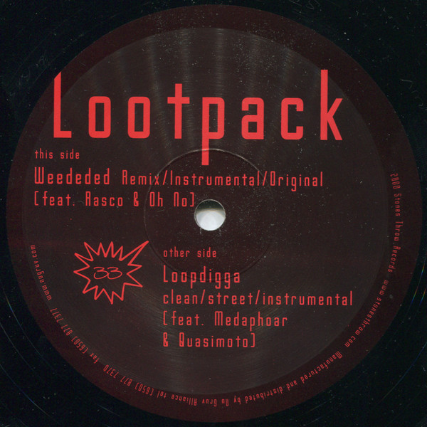 Lootpack - Weededed Remix | Stones Throw Records (STH 2027-1) - 3 Lootpack - Weededed Remix | Stones Throw Records (STH 2027-1) - 3