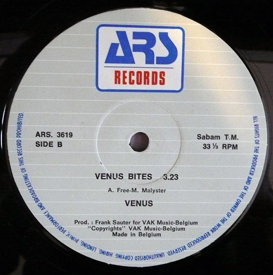 Venus - One Shot Lover | ARS Records (ARS 3619) - 2