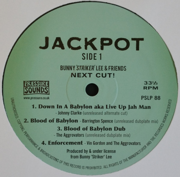 Bunny Lee - Next Cut! (Dub Plates, Rare Sides & Unreleased Cuts) | Pressure Sounds (PSLP 88) - 3 Bunny Lee - Next Cut! (Dub Plates, Rare Sides & Unreleased Cuts) | Pressure Sounds (PSLP 88) - 3
