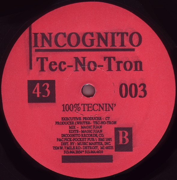 Tec-No-Tron - Icon | Incognito Records (IR-003) - 2 Tec-No-Tron - Icon | Incognito Records (IR-003) - 2