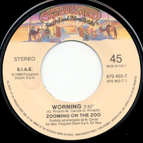 Zooming On The Zoo - Warning | Casablanca (870 453-7) - 3