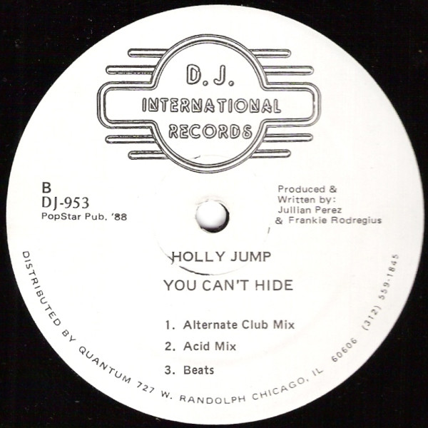 Holly Jump - You Can't Hide | D.J. International Records (DJ-953) - 2