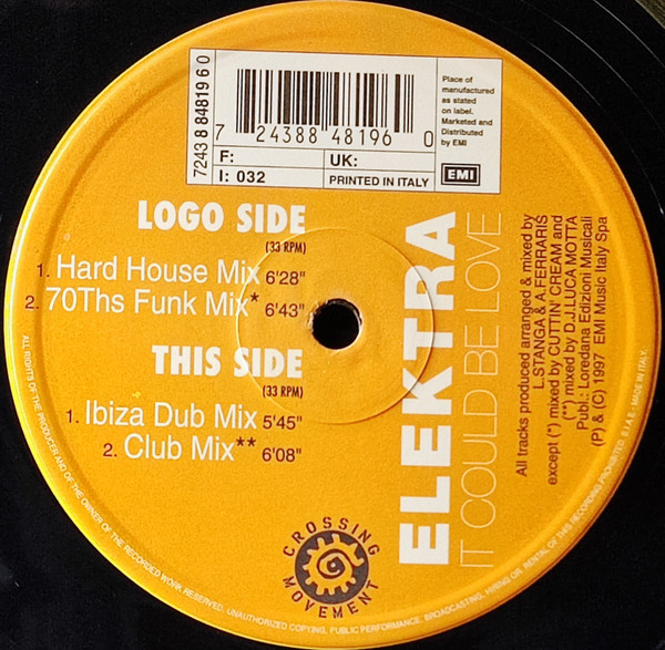 Elektra - It Could Be Love | Crossing Movements (7243 8 84819 6 0) - main