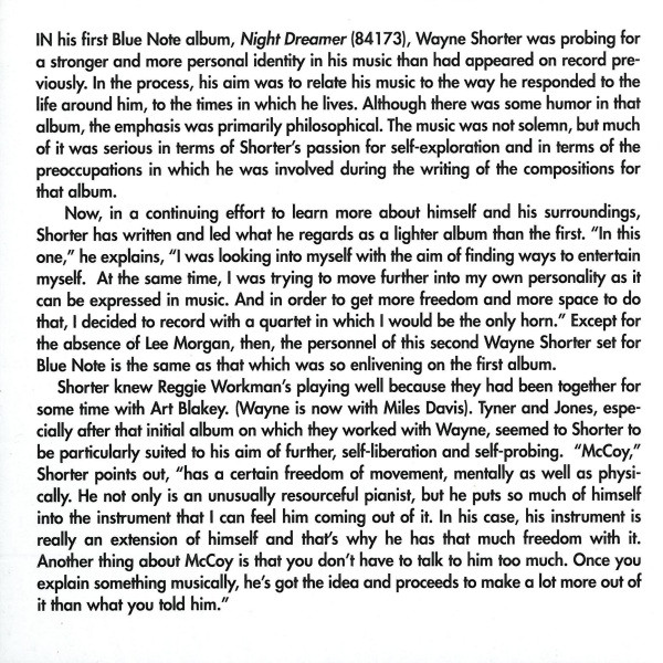 Wayne Shorter - Juju | Blue Note (CDP 7243 8 37644 2 6) - 2