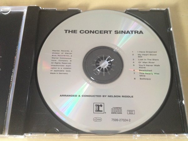 Frank Sinatra - The Concert Sinatra | Reprise Records (7599-27024-2) - 3