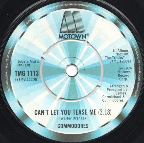 Commodores - Three Times A Lady | Motown (TMG 1113) - 2