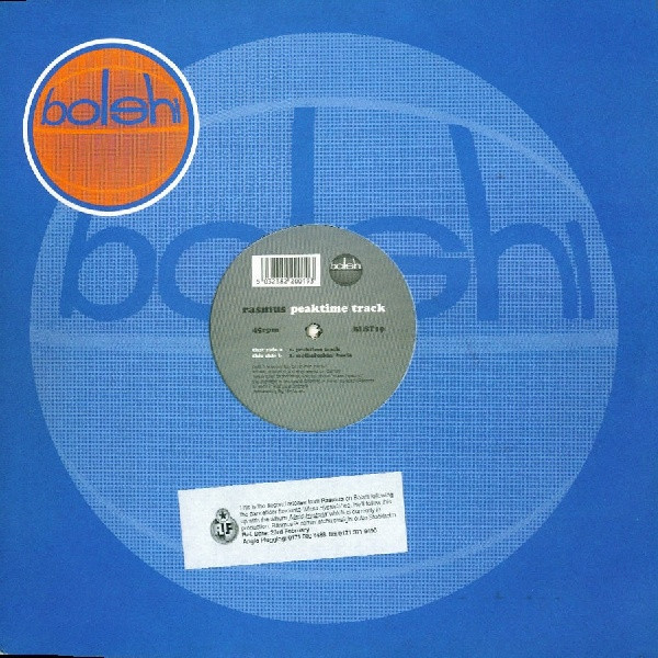 Rasmus - Peaktime Track | Bolshi Records (BLST19) - main