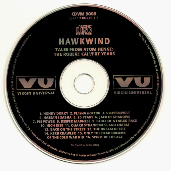 Hawkwind - Tales From Atom Henge: The Robert Calvert Years | Virgin (CDVM 9008) - 3