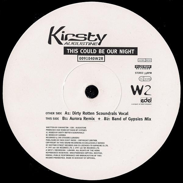 Kirsty Augustine - This Could Be Our Night | West 2 Recordings (0091040W2R) - 2