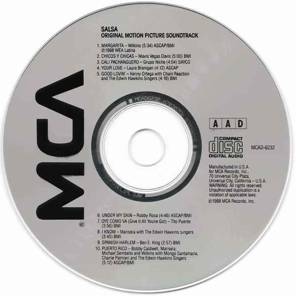 Various - Salsa: Original Motion Picture Soundtrack | MCA Records (MCAD-06232) - 3 Various - Salsa: Original Motion Picture Soundtrack | MCA Records (MCAD-06232) - 3