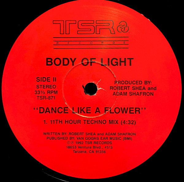 Body Of Light - Dance Like A Flower | TSR Records (TSR 871) - 4 Body Of Light - Dance Like A Flower | TSR Records (TSR 871) - 4