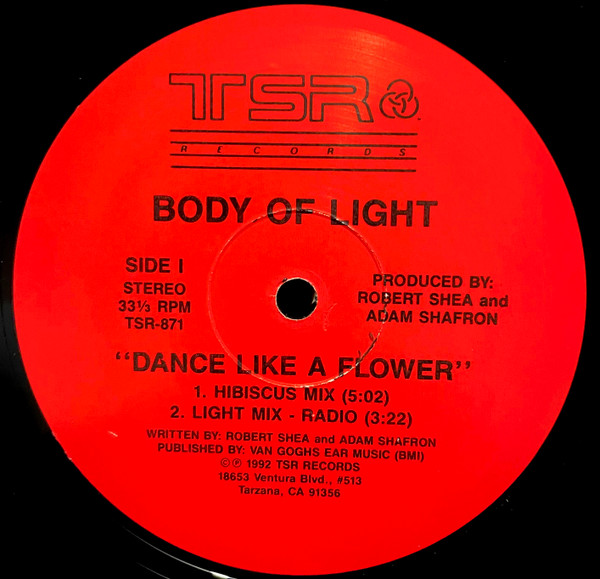 Body Of Light - Dance Like A Flower | TSR Records (TSR 871) - 3 Body Of Light - Dance Like A Flower | TSR Records (TSR 871) - 3