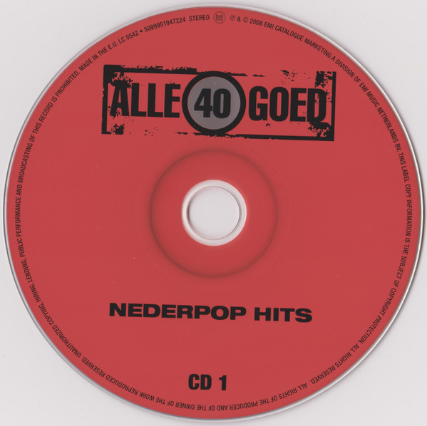Various - Alle 40 Goed  Nederpop Hits | EMI (50999 5194712 5) - 3