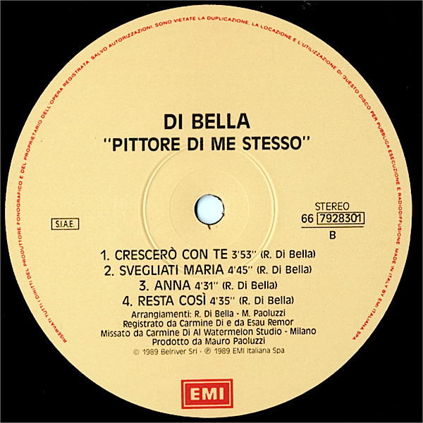 Rosario Di Bella - Pittore Di Me Stesso | EMI (66 7928301) - 4