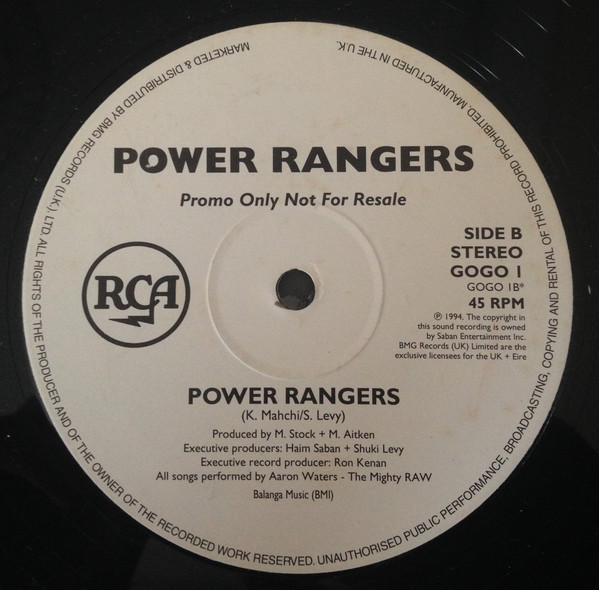 The Mighty Morph'n Power Rangers - Power Rangers (The Official Single) | RCA (GOGO1) - main
