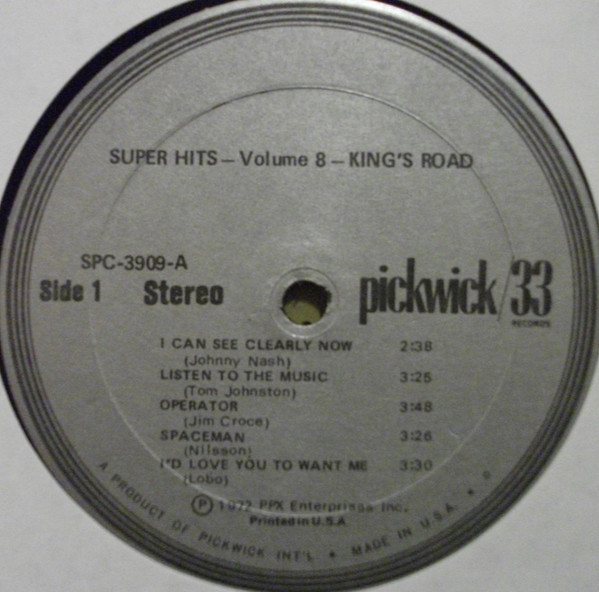Kings Road - Super Hits Volume 8 | Pickwick (SPC-3909) - 3 Kings Road - Super Hits Volume 8 | Pickwick (SPC-3909) - 3