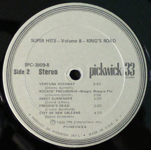 Kings Road - Super Hits Volume 8 | Pickwick (SPC-3909) - 4 Kings Road - Super Hits Volume 8 | Pickwick (SPC-3909) - 4