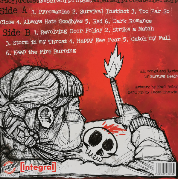 Burning Heads - Embers of Protest | Kicking Records (Kicking145LP) - 2 Burning Heads - Embers of Protest | Kicking Records (Kicking145LP) - 2
