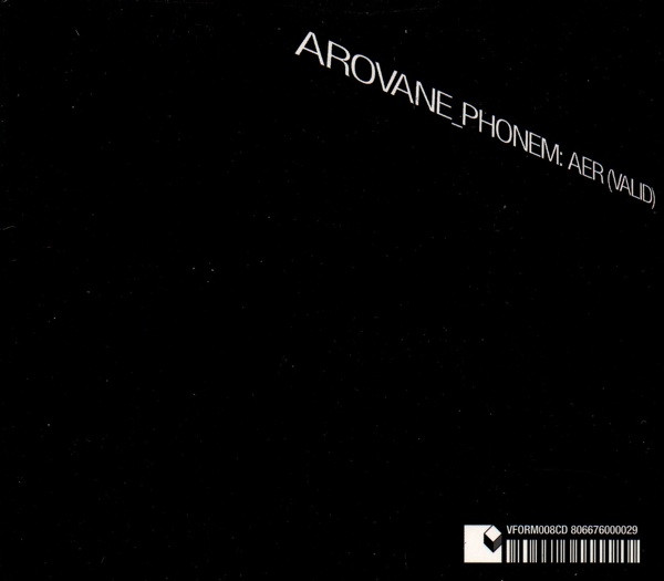 Arovane _ Phonem - AER (Valid) | Vertical Form (VFORM008CD) - 2 Arovane _ Phonem - AER (Valid) | Vertical Form (VFORM008CD) - 2
