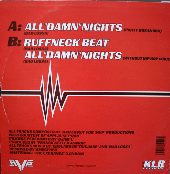 Flatline - All "Damn" Nights | KLR Records (KLR 008) - main