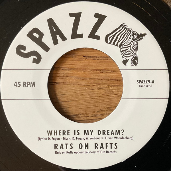 Rats On Rafts - Where Is My Dream? / Meggy | Spazz Records (SPAZZ9) - 3 Rats On Rafts - Where Is My Dream? / Meggy | Spazz Records (SPAZZ9) - 3