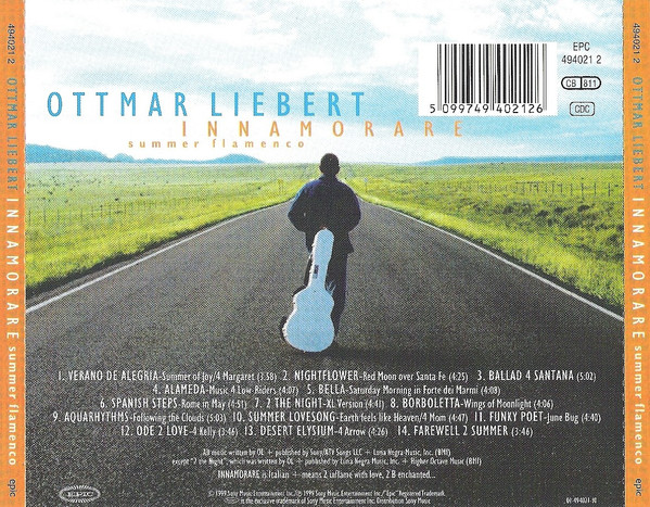 Ottmar Liebert - Innamorare - Summer Flamenco | Epic (EPC 494021 2) - 2