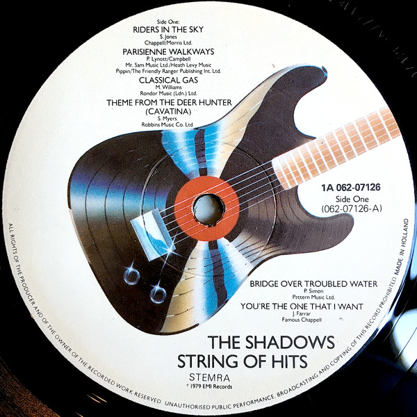 The Shadows - String Of Hits | EMI (1A 062-07126) - 3