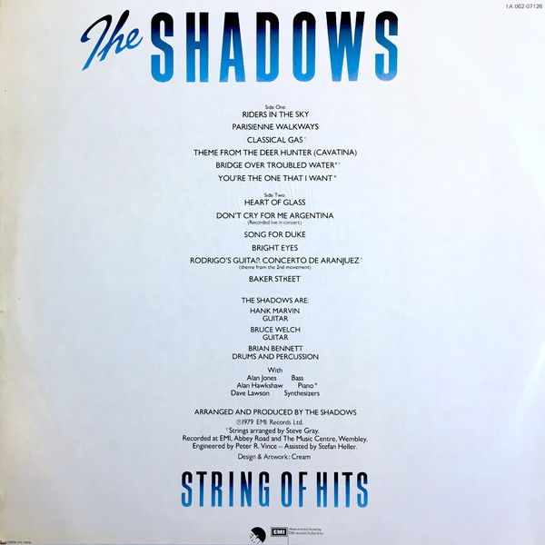The Shadows - String Of Hits | EMI (1A 062-07126) - 2