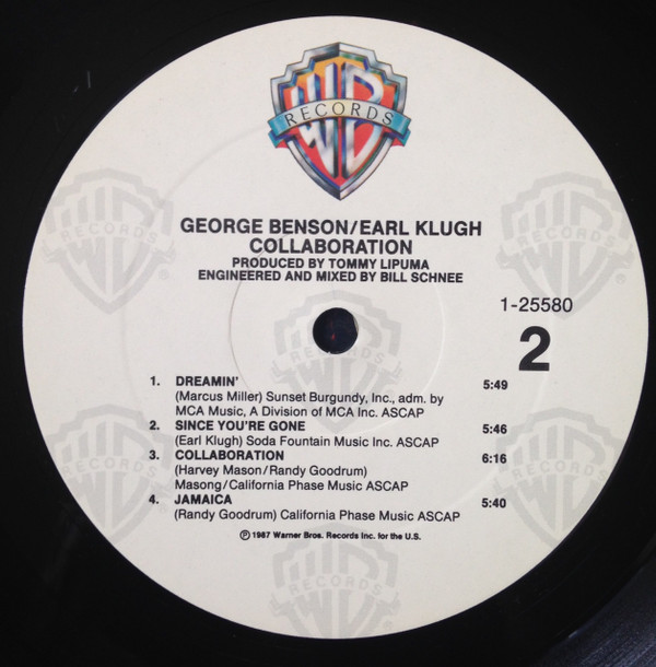 George Benson / Earl Klugh - Collaboration | Warner Bros. Records (9 25580-1) - 2