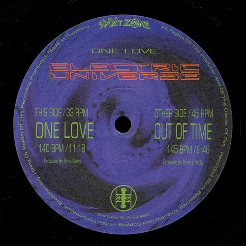 Electric Universe - One Love | Spirit Zone Recordings (SPIRIT ZONE 08) - 3 Electric Universe - One Love | Spirit Zone Recordings (SPIRIT ZONE 08) - 3