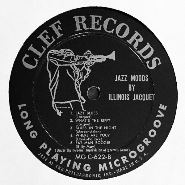 Illinois Jacquet - Jazz Moods [Vinyl] | Clef Records (MG C-622) - 4