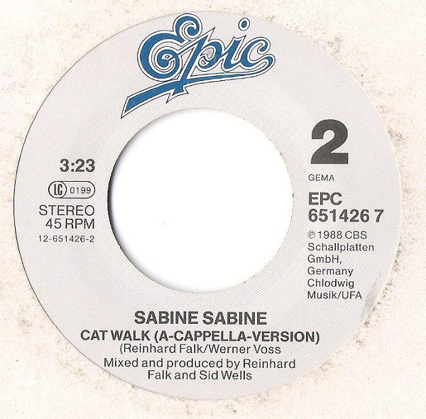 Sabine Sabine - Cat Walk | Epic (EPC 651426 7) - 4