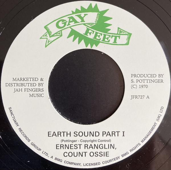Ernest Ranglin , Count Ossie - Earth Sound | Gay Feet (JFR727) - main