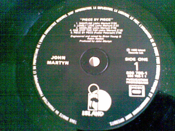 John Martyn - Piece By Piece | Island Records (826 788 -1) - 3 John Martyn - Piece By Piece | Island Records (826 788 -1) - 3