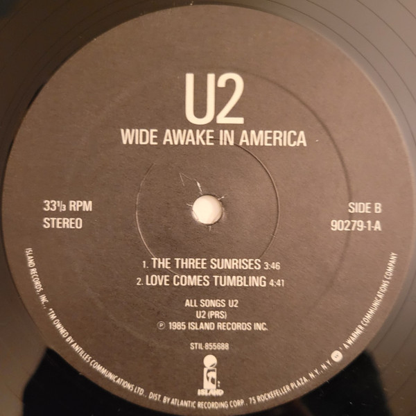 U2 - Wide Awake In America | Island Records (90279-1-A) - 4