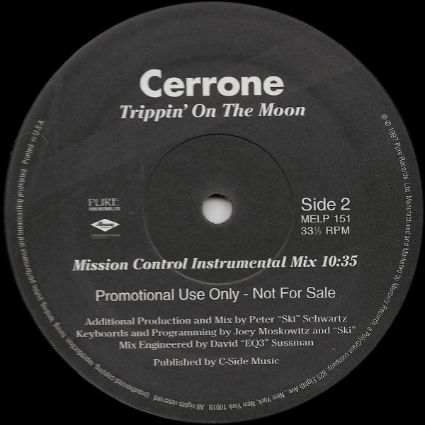 Cerrone - Trippin' On The Moon | Mercury (MELP 151) - 2