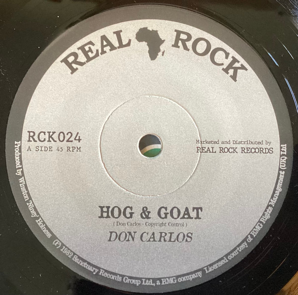 Don Carlos - Hog And Goat | Real Rock (RCK 024) - main Don Carlos - Hog And Goat | Real Rock (RCK 024) - main
