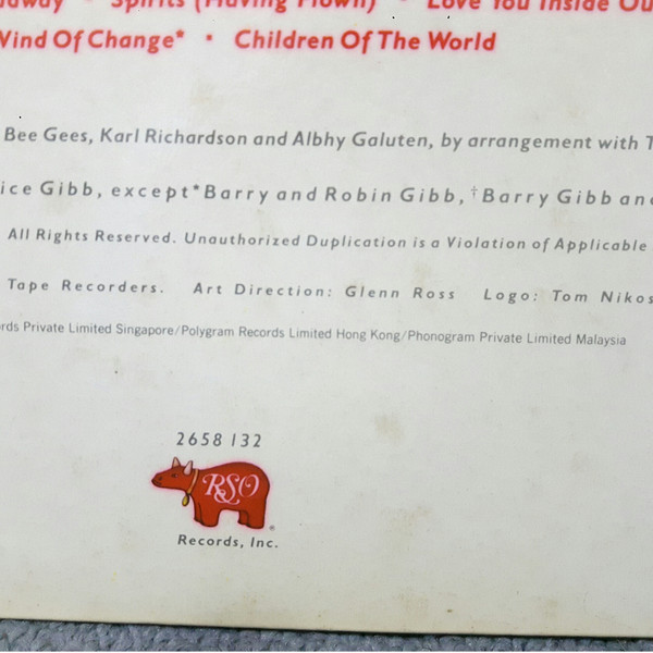 Bee Gees - Greatest | RSO (2658 132) - 3 Bee Gees - Greatest | RSO (2658 132) - 3