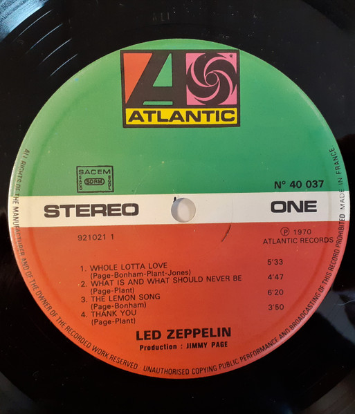 Led Zeppelin - Led Zeppelin II | Atlantic (40 037) - 2