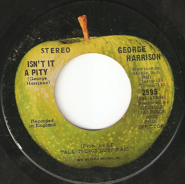 George Harrison - My Sweet Lord / Isn't It A Pity (7") [Vinyl] | Apple Records (2995) - 2