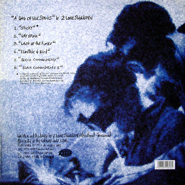 Two Lone Swordsmen - A Bag Of Blue Sparks | Warp Records (WAP 106) - 2