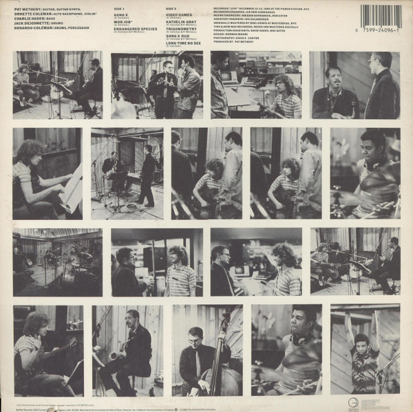 Pat Metheny / Ornette Coleman - Song X | Geffen Records (GHS 24096) - 2 Pat Metheny / Ornette Coleman - Song X | Geffen Records (GHS 24096) - 2