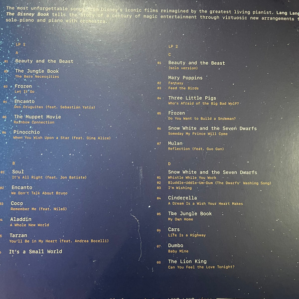 Lang Lang - The Disney Book | Deutsche Grammophon (4857422) - 4