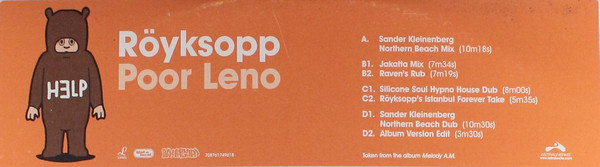 Röyksopp - Poor Leno | Astralwerks (ASW17496) - 3