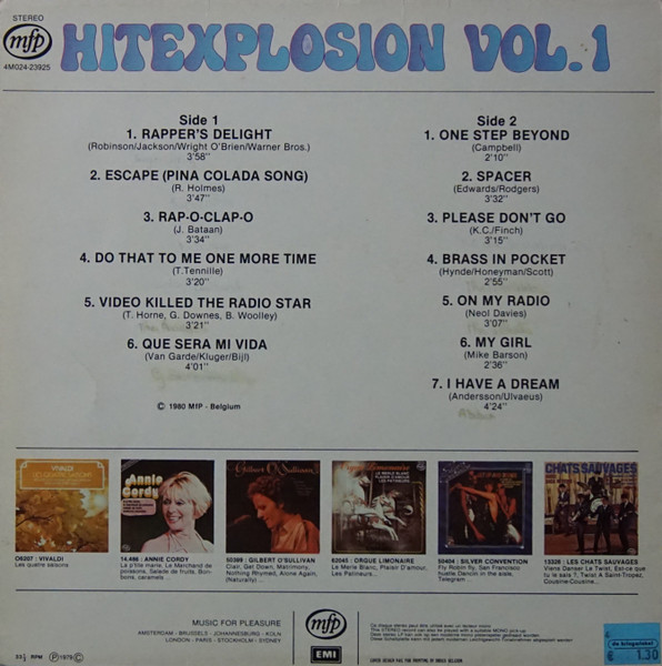 Christopher John, Son Orchestre Et Ses Chanteurs - Hit Explosion Vol. 1 | Music For Pleasure (4M024-23925) - 2