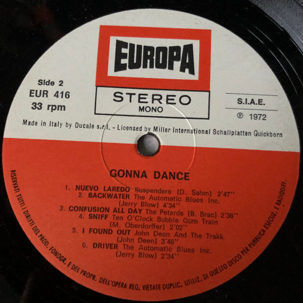 Various - Gonna Dance | Europa (EUR 416) - 3