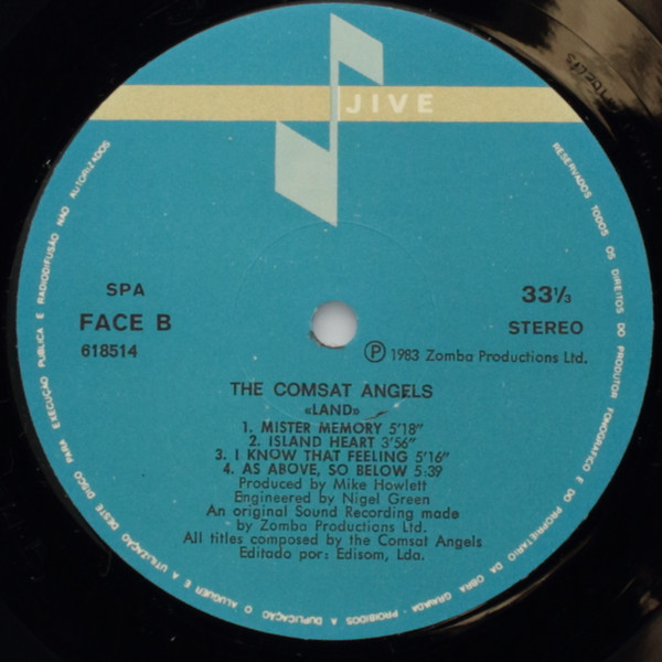 The Comsat Angels - Land | Jive (618514) - 4