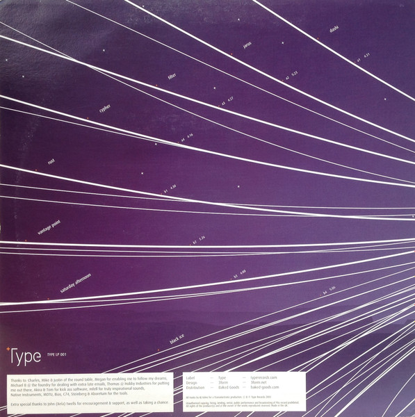 RJ Valeo - September | Type (TYPE LP 001) - 2